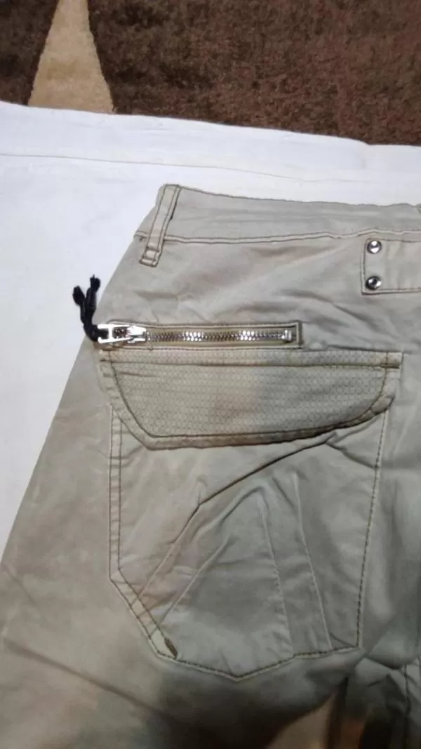 Blugi Mos Mosh S | Ivoire, Lungi, Bumbac - Image 10