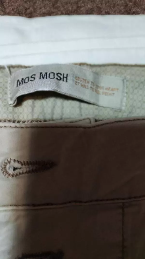 Blugi Mos Mosh S | Ivoire, Lungi, Bumbac - Image 5
