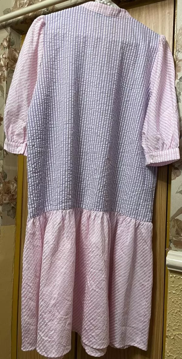 Rochie casual A-View EU 36 | Bleu, Midi, Poliester - Image 7
