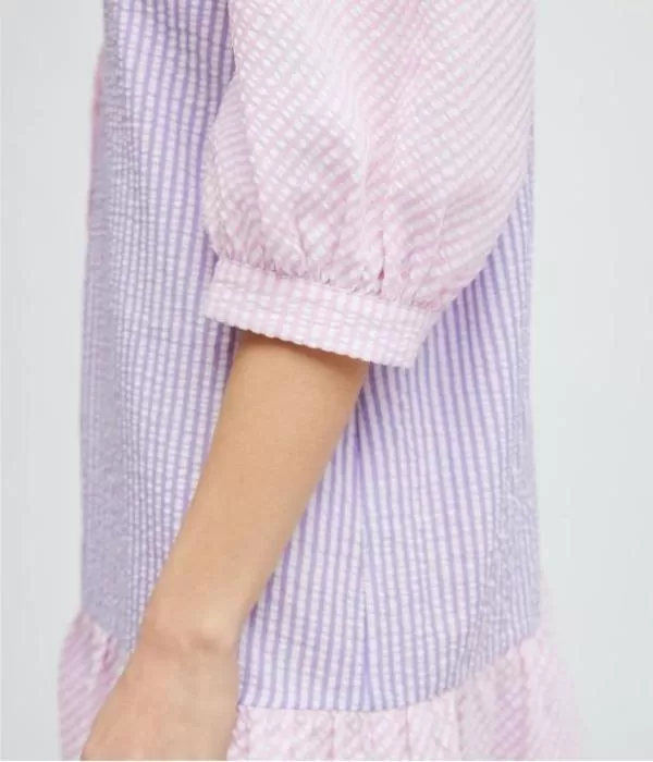 Rochie casual A-View EU 36 | Bleu, Midi, Poliester - Image 3