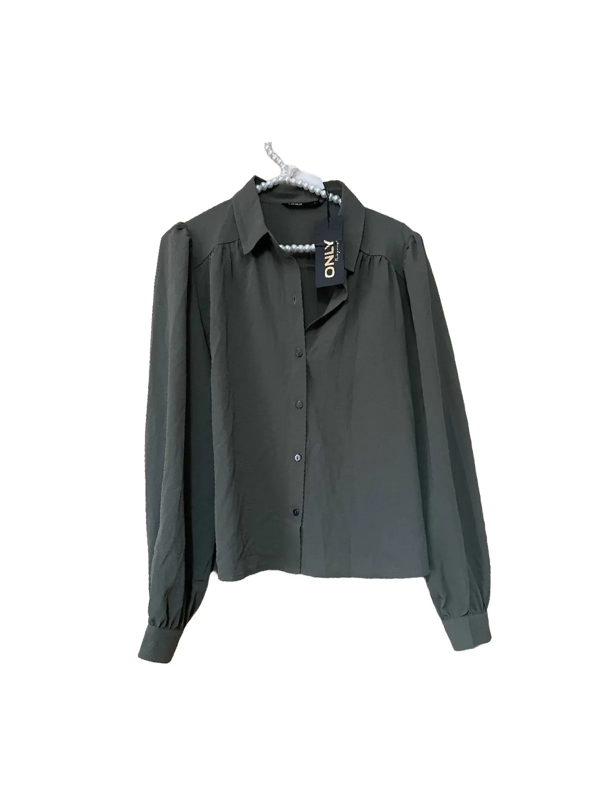 Cămașă Only EU 36 | Khaki, Normal, Poliester