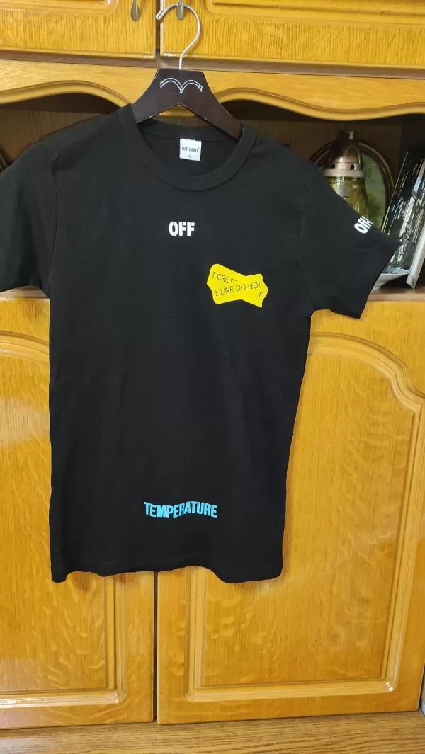 Tricou cu imprimeu Off-White M | Negru, Bumbac - Image 4