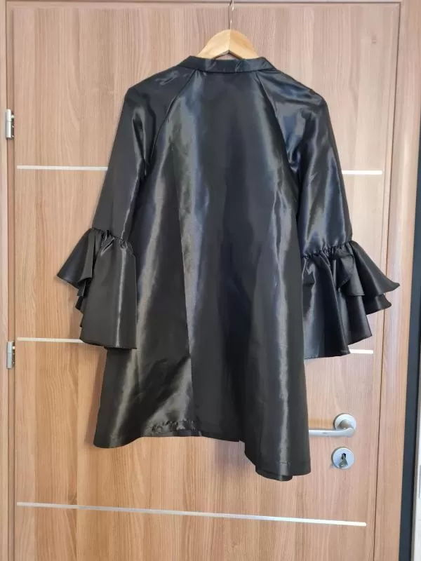 Rochie de seară Resence EU 40 | Negru, Mini, Mânecă trei sferturi, Nailon - Image 5