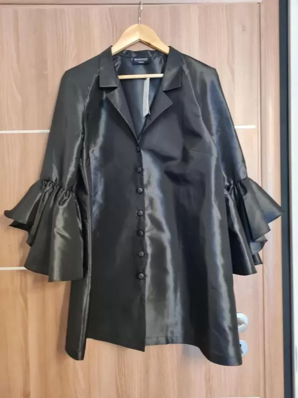 Rochie de seară Resence EU 40 | Negru, Mini, Mânecă trei sferturi, Nailon - Image 12