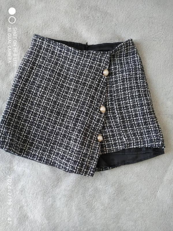 Pantaloni Shein EU 36 | Negru, Scurți, Talie înaltă, Poliester - Image 2