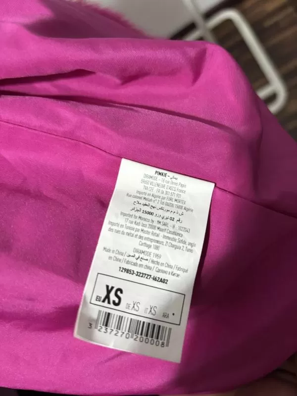 Geacă din blană Pimkie EU 34 | Fuchsia, Fără glugă - Image 5