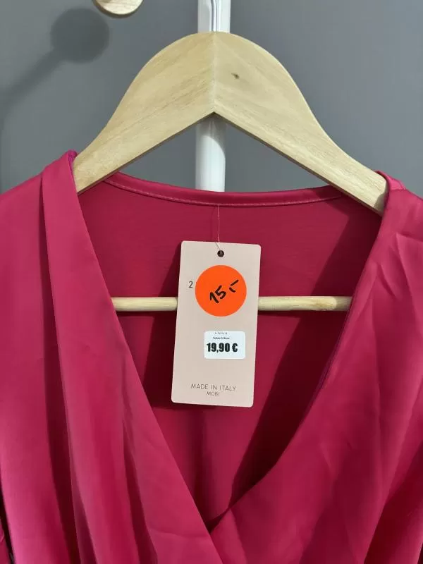 Rochie de seară Mobi EU 36 | Fuchsia, Midi, Mânecă lungă - Image 5