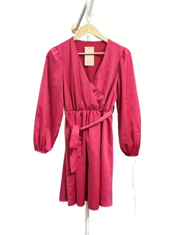Rochie de seară Mobi EU 36 | Fuchsia, Midi, Mânecă lungă