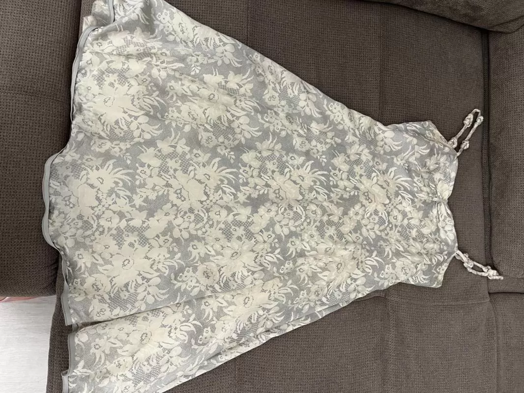 Rochie de vară Emporio Armani EU 36 | Bej, Midi, Bretele subțiri, Mătase - Image 9