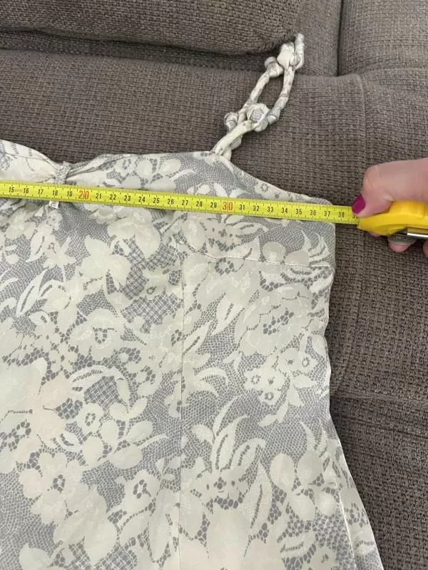 Rochie de vară Emporio Armani EU 36 | Bej, Midi, Bretele subțiri, Mătase - Image 10