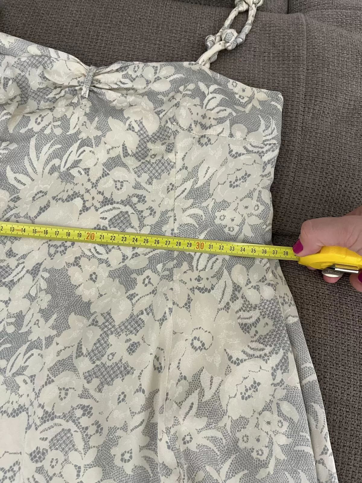 Rochie de vară Emporio Armani EU 36 | Bej, Midi, Bretele subțiri, Mătase - Image 5