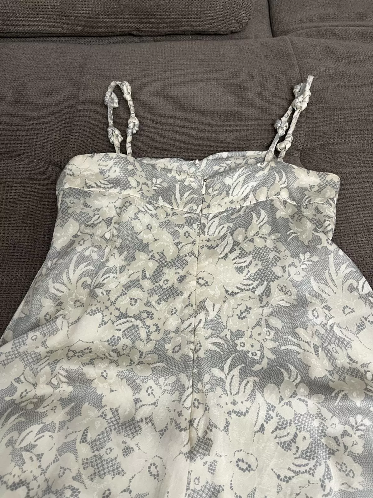 Rochie de vară Emporio Armani EU 36 | Bej, Midi, Bretele subțiri, Mătase - Image 8