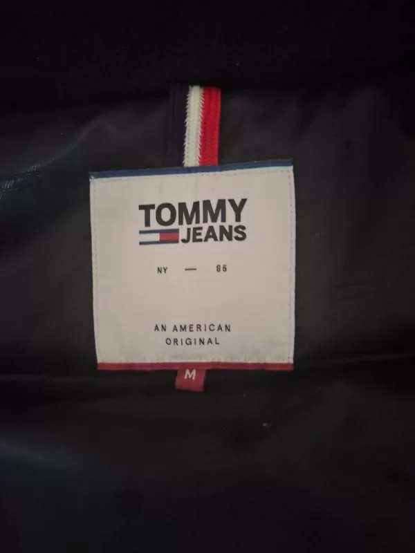 Geacă de iarnă Tommy Hilfiger EU 36 | Burgundy, Cu glugă, Tall, Abstract & Color Block - Image 6