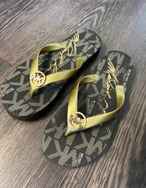 Șlapi Michael Kors EU 35 | Negru, Cauciuc