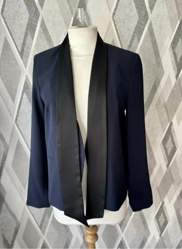 Sacou Topshop EU 40 | Albastru, Normal, Mânecă lungă, Poliester - Image 5