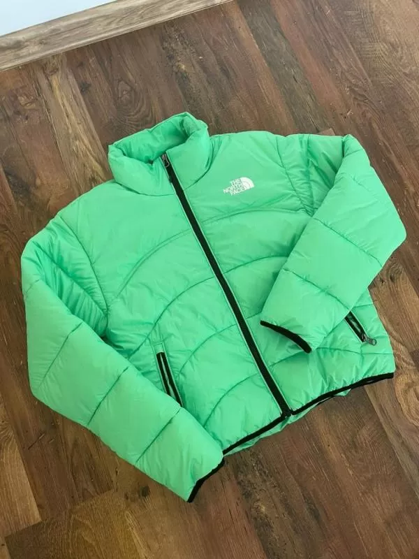 Geacă puffer The North Face EU 34 | Verde, Fără glugă, Logo, Oțel inoxidabil - Image 8