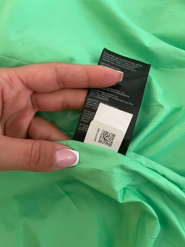 Geacă puffer The North Face EU 34 | Verde, Fără glugă, Logo, Oțel inoxidabil - Image 11