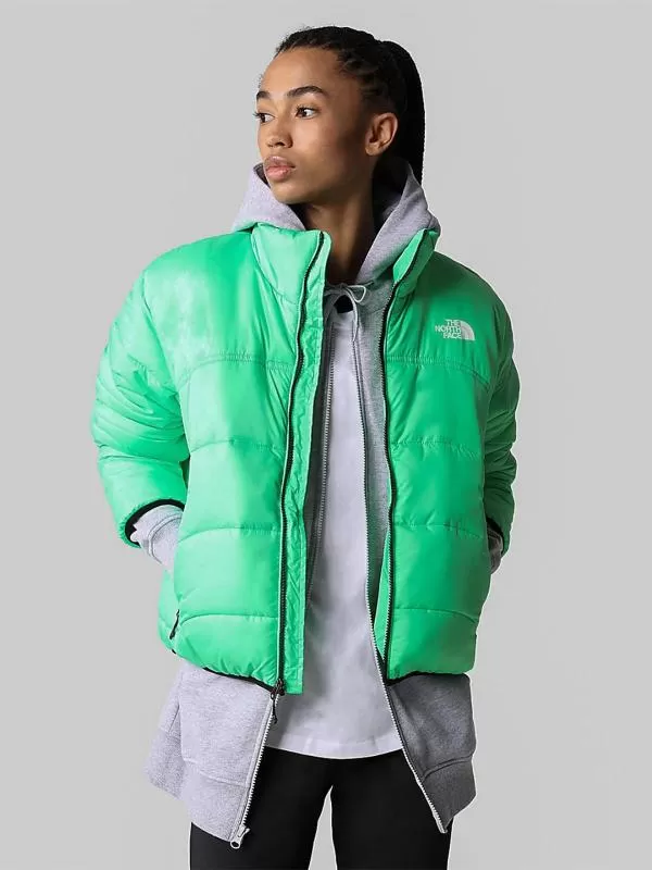 Geacă puffer The North Face EU 34 | Verde, Fără glugă, Logo, Oțel inoxidabil - Image 3
