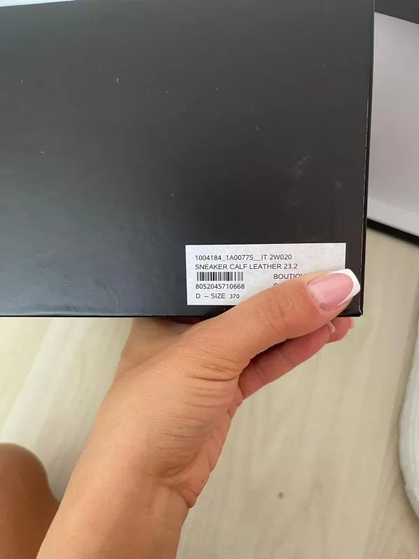 Sneakers Versace EU 37 | Alb, Logo, Piele naturală - Image 8
