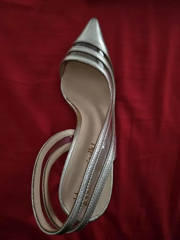Pantofi cu toc înalt Bestello EU 37 | Auriu, Piele naturală - Image 4