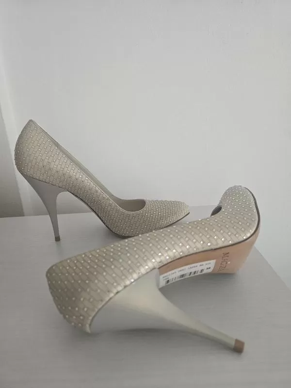 Pantofi cu toc înalt Magza EU 36.5 | Bej, Piele naturală - Image 3