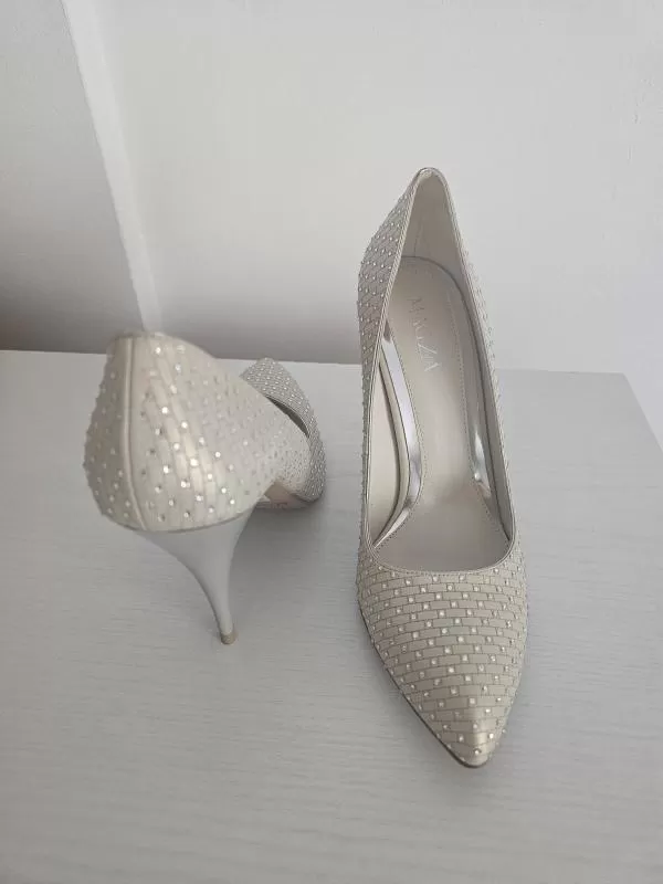 Pantofi cu toc înalt Magza EU 36.5 | Bej, Piele naturală - Image 2