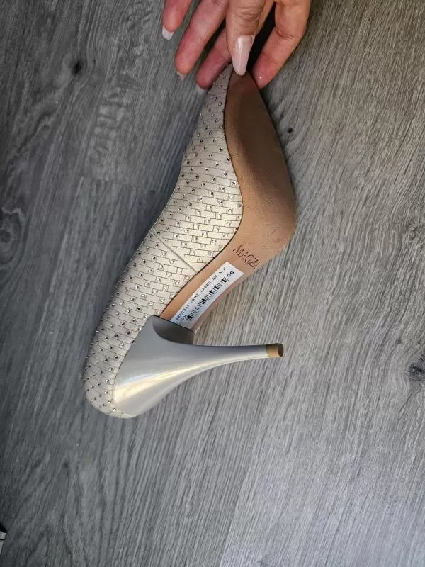 Pantofi cu toc înalt Magza EU 36.5 | Bej, Piele naturală - Image 5