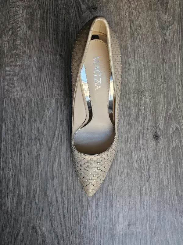 Pantofi cu toc înalt Magza EU 36.5 | Bej, Piele naturală - Image 4