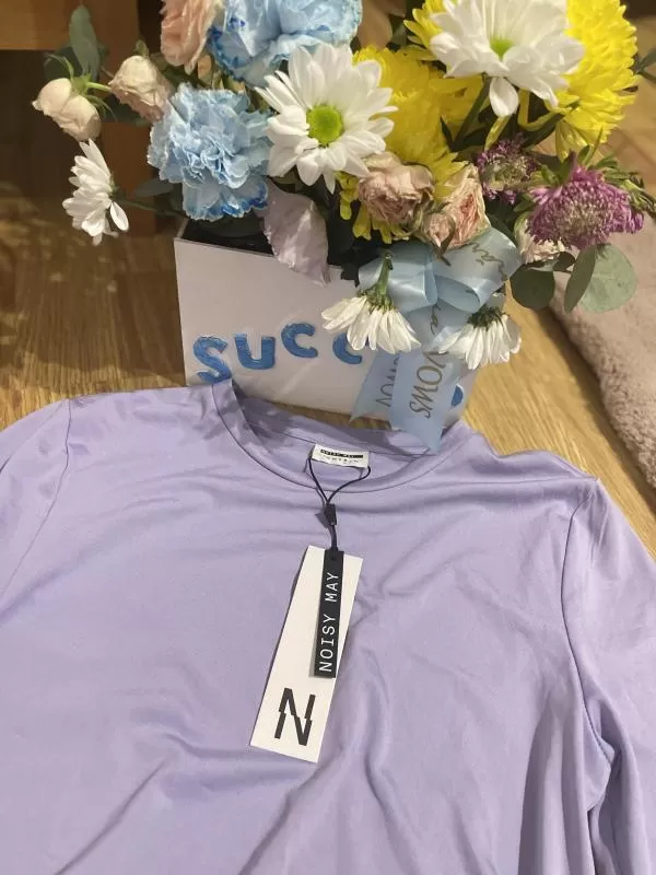 Rochie de seară Noisy May EU 38 | Mov, Maxi, Mânecă lungă, Poliester - Image 4