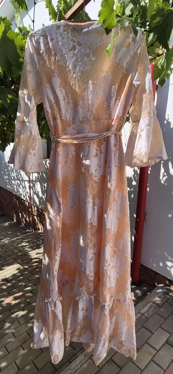 Rochie casual Pleasure Island EU 38 | Bej, Midi - Image 2