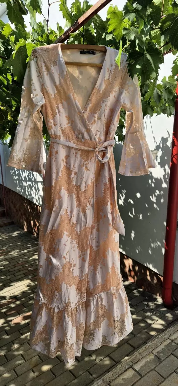 Rochie casual Pleasure Island EU 38 | Bej, Midi