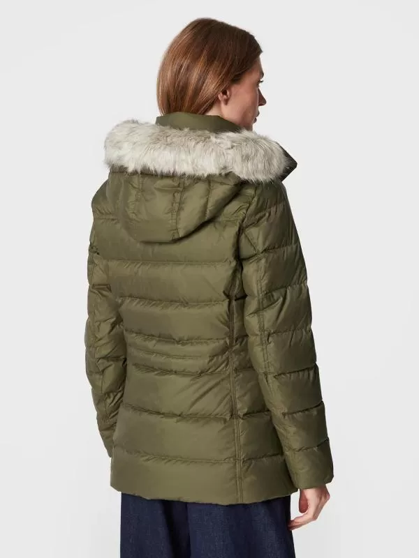 Geacă de iarnă Tommy Hilfiger EU 36 | Khaki, Cu glugă detașabilă, Poliester - Image 2