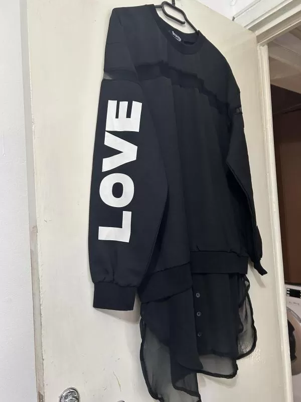 Rochie casual Wonder Market & Land EU 40 | Negru, Midi, Mânecă lungă, Poliester - Image 3