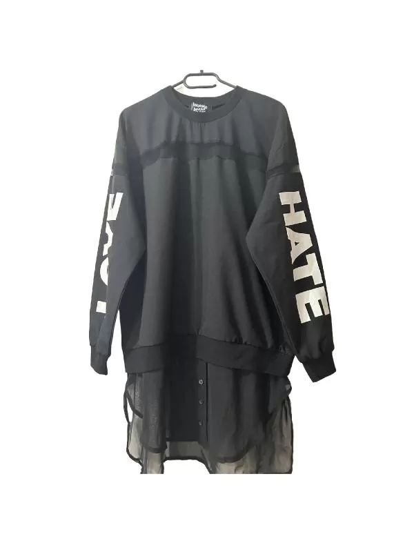 Rochie casual Wonder Market & Land EU 40 | Negru, Midi, Mânecă lungă, Poliester