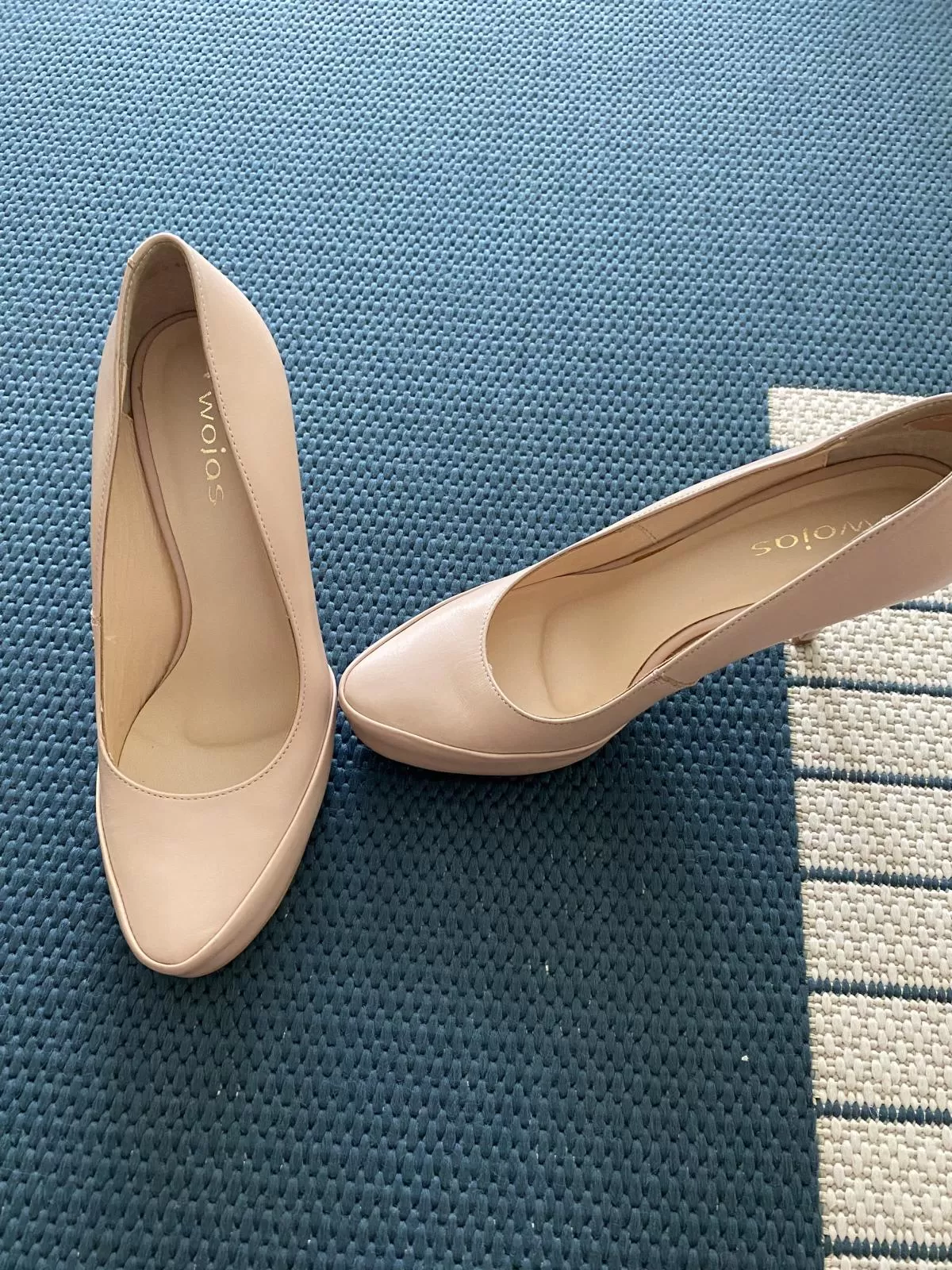 Pantofi cu toc înalt wojas EU 37 | Bej, Piele naturală - Image 3