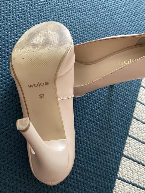 Pantofi cu toc înalt wojas EU 37 | Bej, Piele naturală - Image 5