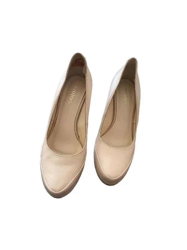 Pantofi cu toc înalt wojas EU 37 | Bej, Piele naturală