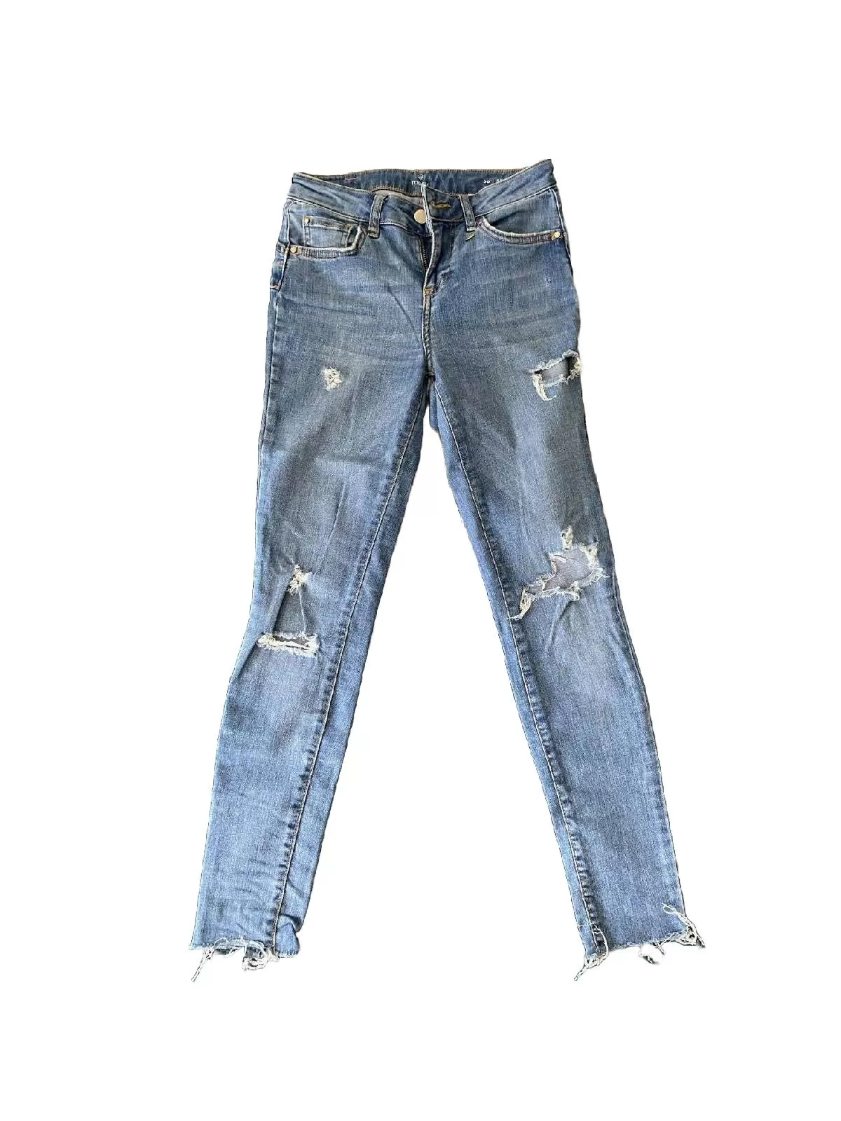 Blugi Motivi EU 36 | Albastru, Lungi, Talie medie, Skinny fit, Denim