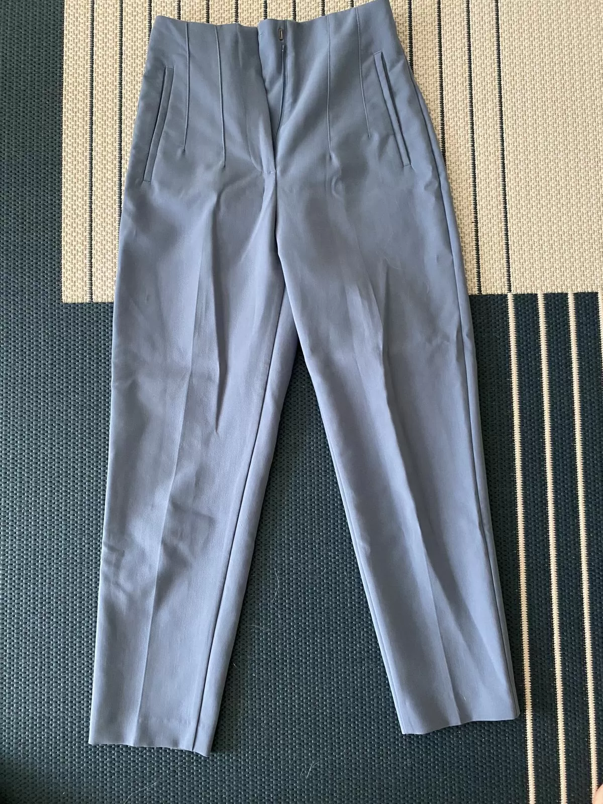 Pantaloni Zara EU 36 | Bleu, Lungi, Eleganți Stofă - Image 2