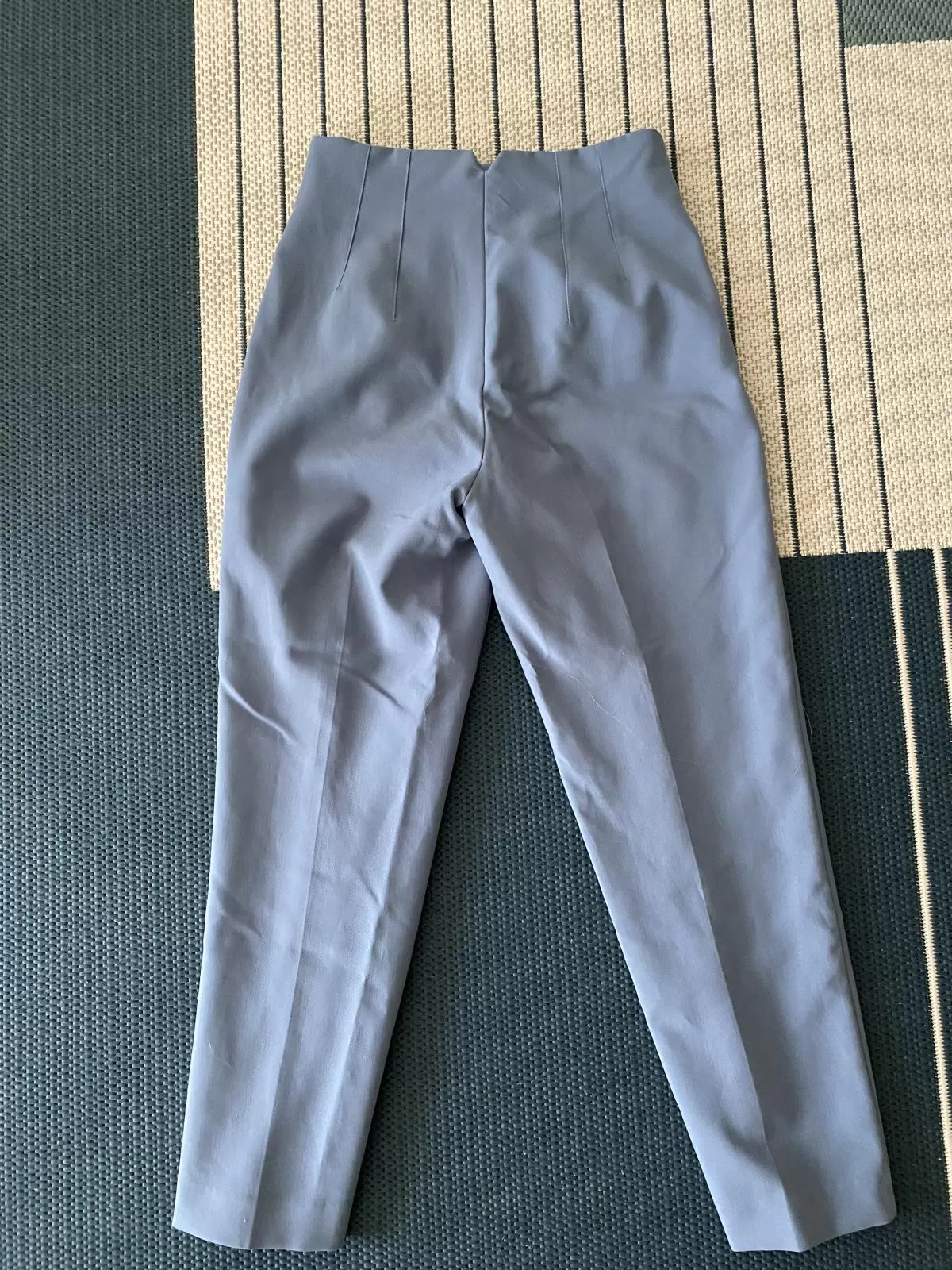 Pantaloni Zara EU 36 | Bleu, Lungi, Eleganți Stofă - Image 3