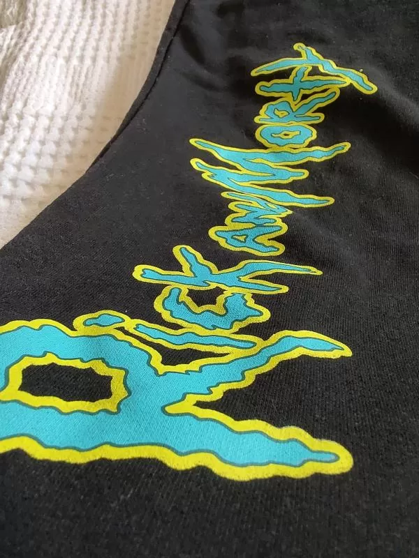 Pantaloni Rick and Morty EU 40 | Negru, Lungi, Talie medie, Loose fit, Trening Joggers, Logo, Bumbac - Image 3