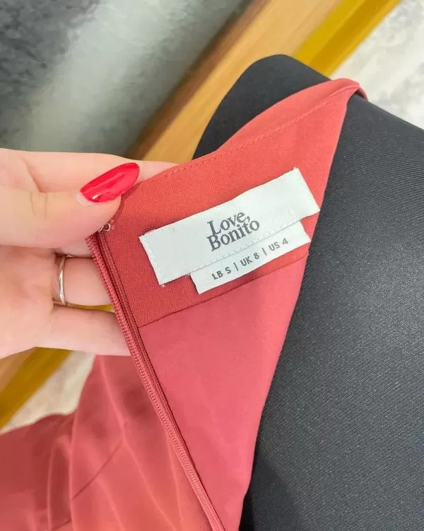 Rochie de seară Love, Bonito EU 36 | Cărămiziu, Midi, Bretele subțiri, Poliester - Image 10