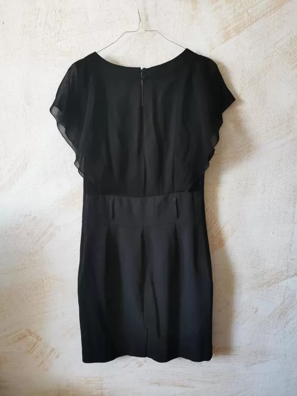 Rochie office Vero Moda EU 38 | Negru, Mini, Mânecă scurtă - Image 3