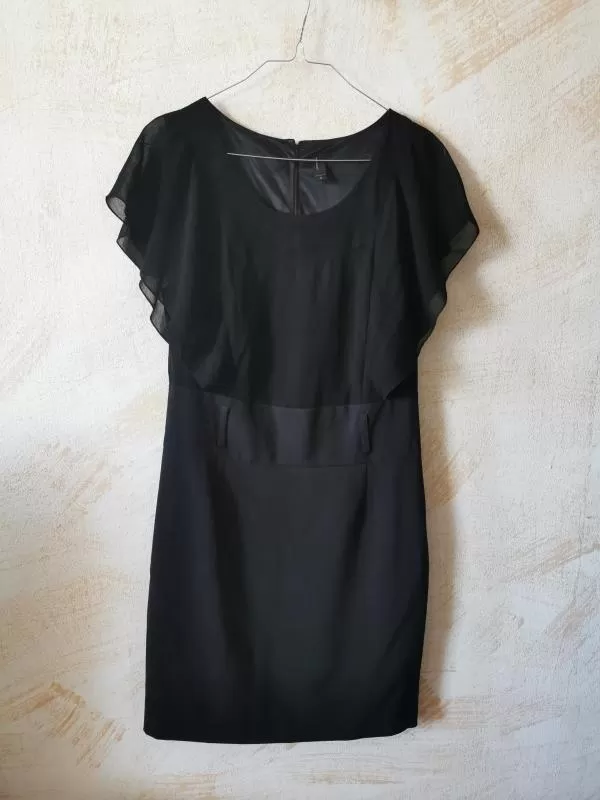 Rochie office Vero Moda EU 38 | Negru, Mini, Mânecă scurtă - Image 2