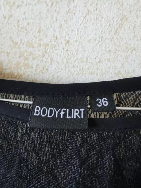 Rochie casual BODYFLIRT EU 36 | Negru, Mini, Fără mâneci - Image 4