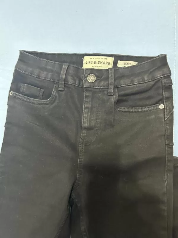 Blugi New Look EU 34 | Negru, Lungi, Skinny fit, Petite, Denim - Image 7