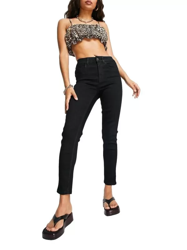 Blugi New Look EU 34 | Negru, Lungi, Skinny fit, Petite, Denim