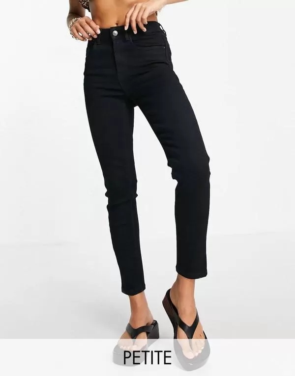 Blugi New Look EU 34 | Negru, Lungi, Skinny fit, Petite, Denim - Image 2