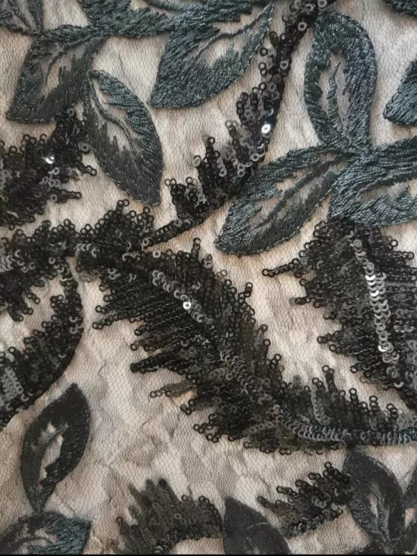 Rochie de seară FERVENTE EU 40 | Negru, Mini, Fără mâneci - Image 3