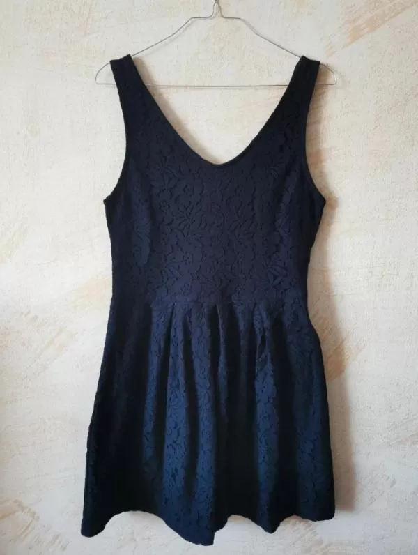 Rochie casual SFERA CASUAL L | Indigo, Mini, Bretele subțiri - Image 2